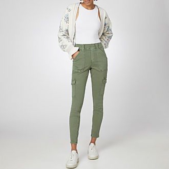 Spanx Stretch Twill Ankle Cargo Pant - Picture 2 of 13